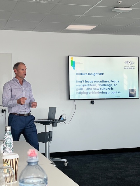 Michael Skalij facilitating a leadership workshop