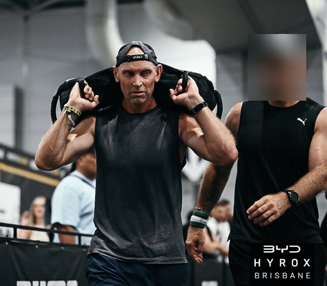 Michael Skalij competing at HYROX Brisbane