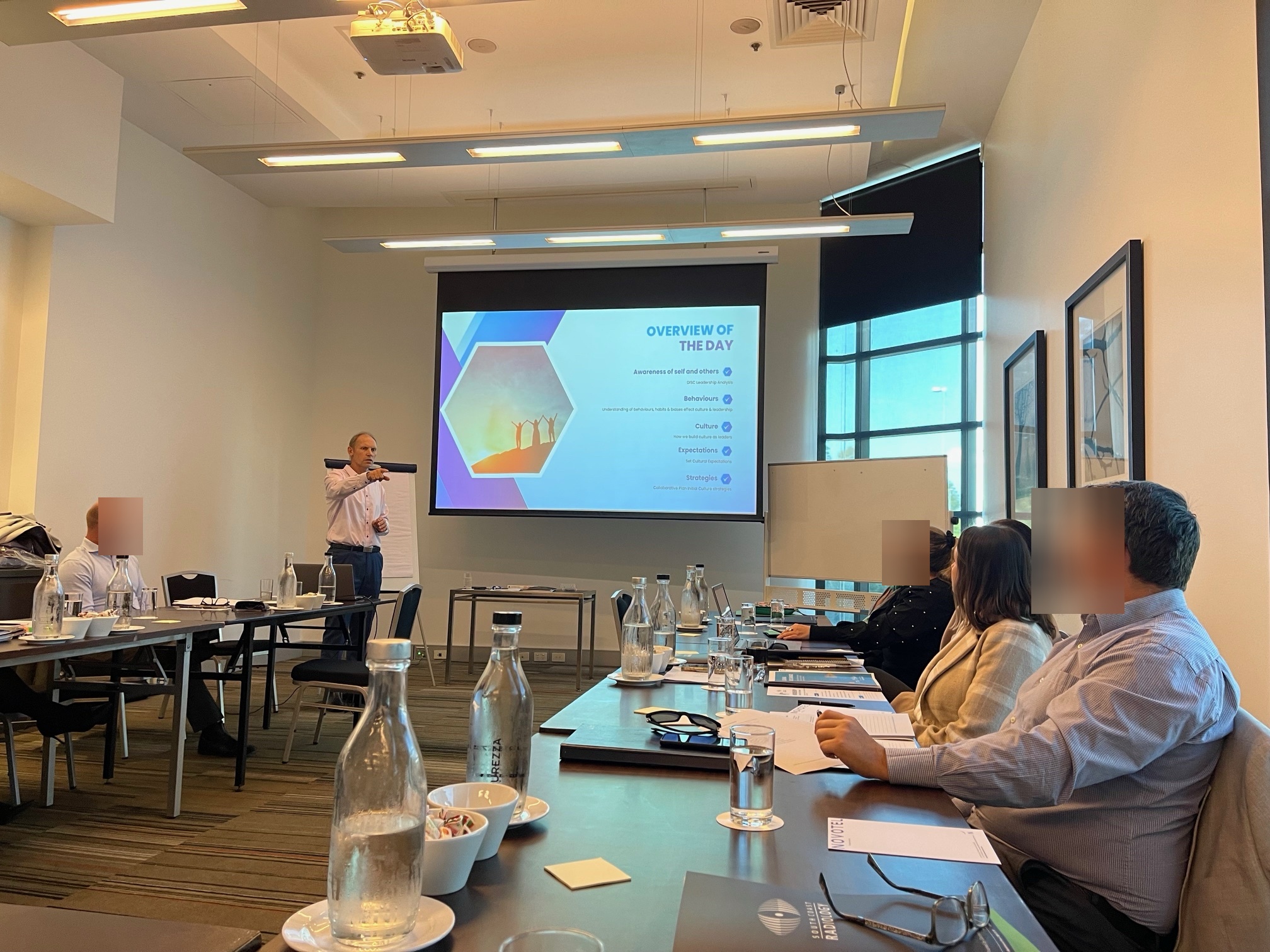 Michael Skalij presenting to leadership team