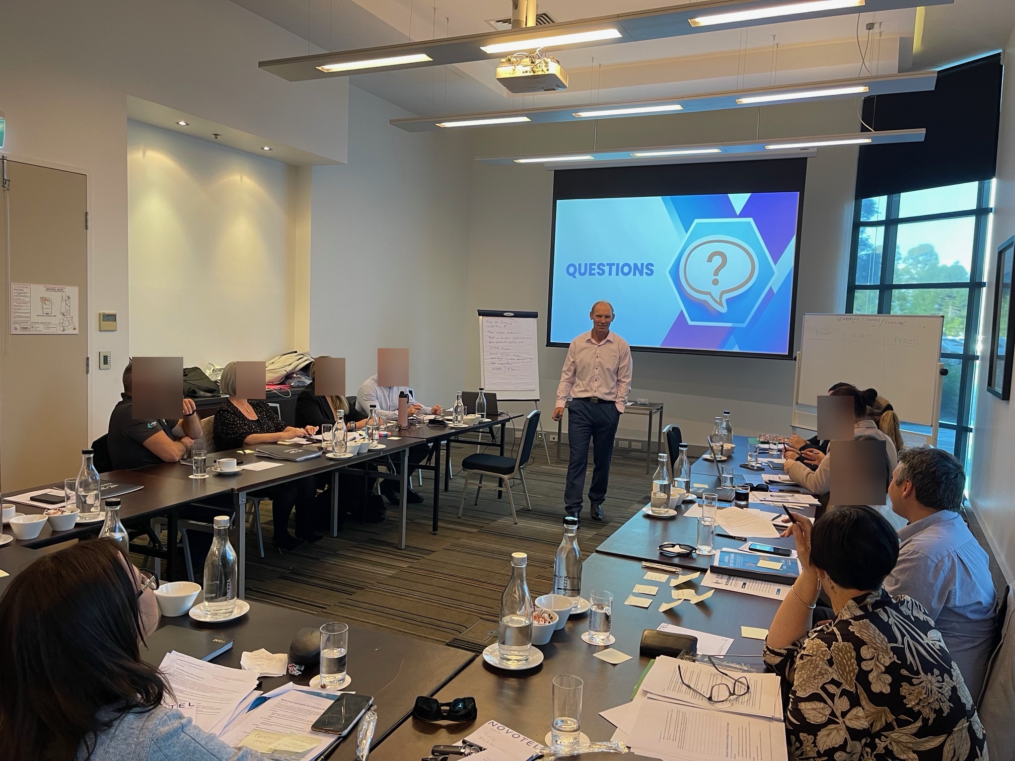 Leadership workshop in session